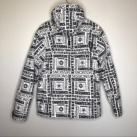 SOLD Sessions Snowboard Ski Jacket Insulated - Picture 2 of 12